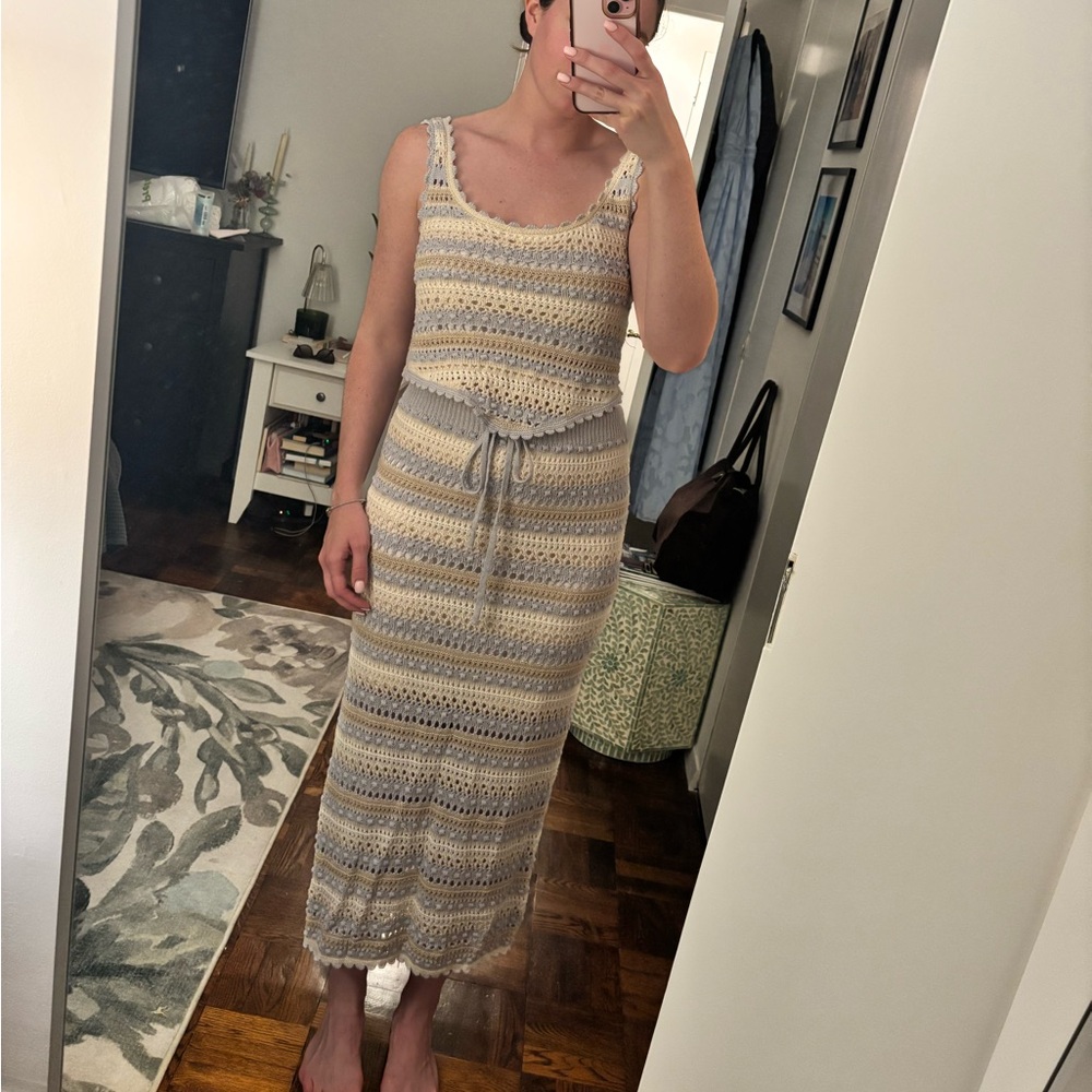 Jessica Simpson Striped Knit Set